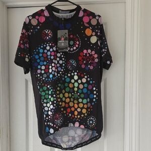 Weimostar Colorful Polka Dot Cycling Jersey and Shorts set Size XL Womens